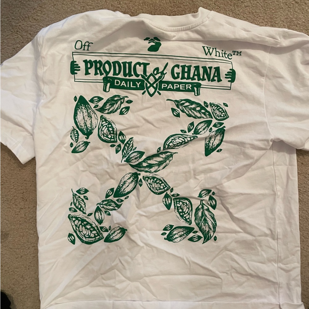 Off White x Daily Paper x Surf Ghana “Product of Ghana” Limited T-Shirt